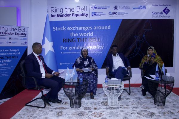 7 March - Ring the Bell for Gender Equality at Somali Stock Exchange