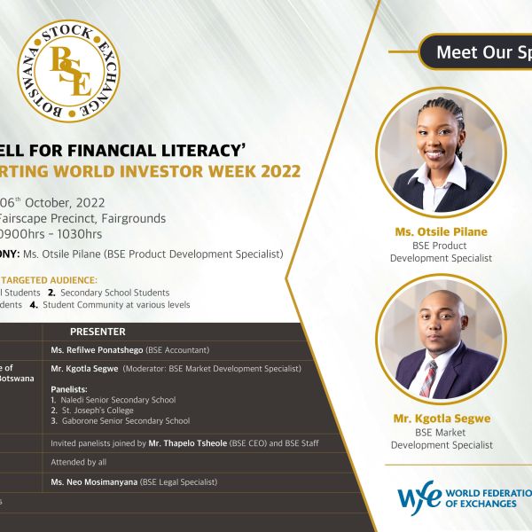 Botswana Stock Exchange Rings the Bell for Financial Literacy