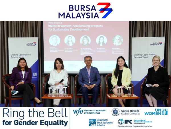 8 March - Ring the Bell for Gender Equality at Bursa Malaysia