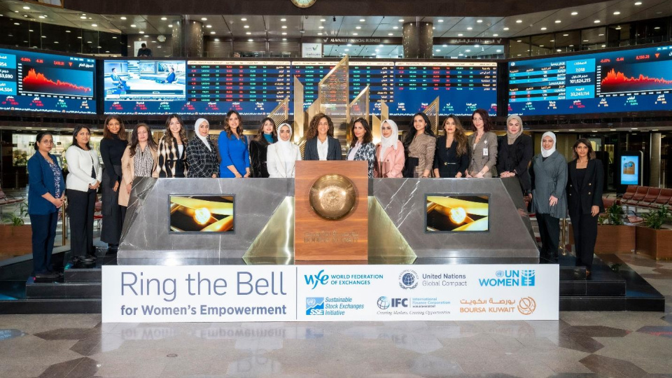 Boursa Kuwait Rings the Bell for Gender Equality - 2024