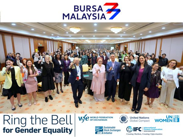 8 March - Ring the Bell for Gender Equality at Bursa Malaysia