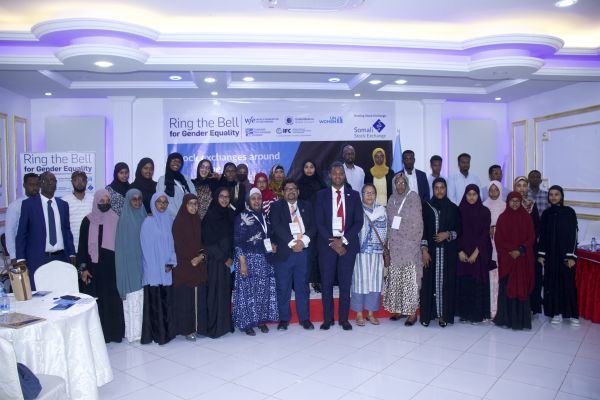 7 March - Ring the Bell for Gender Equality at Somali Stock Exchange