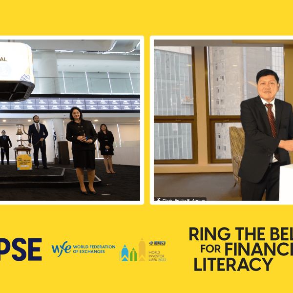 PSE promotes financial literacy through bell ringing event